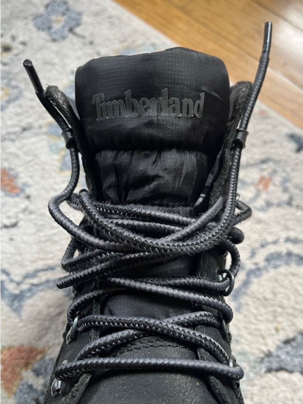 Timberland Women’s Black Lace-Up Chunky Lug Boots - Picture 8 of 14